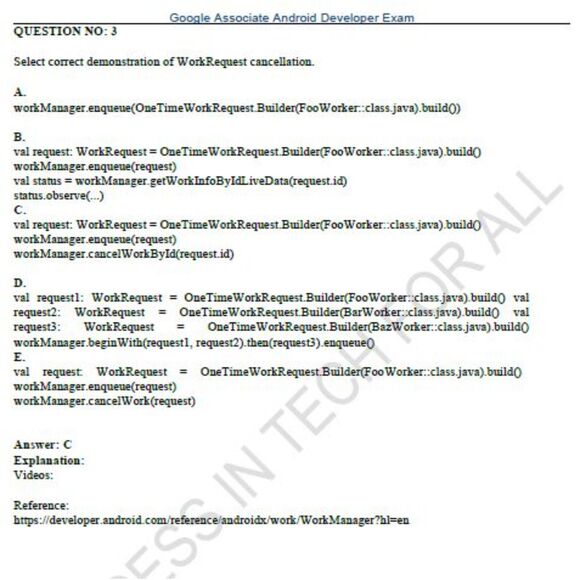 Printout Google Associate Android Developer Study Guide - Picture 4 of 6